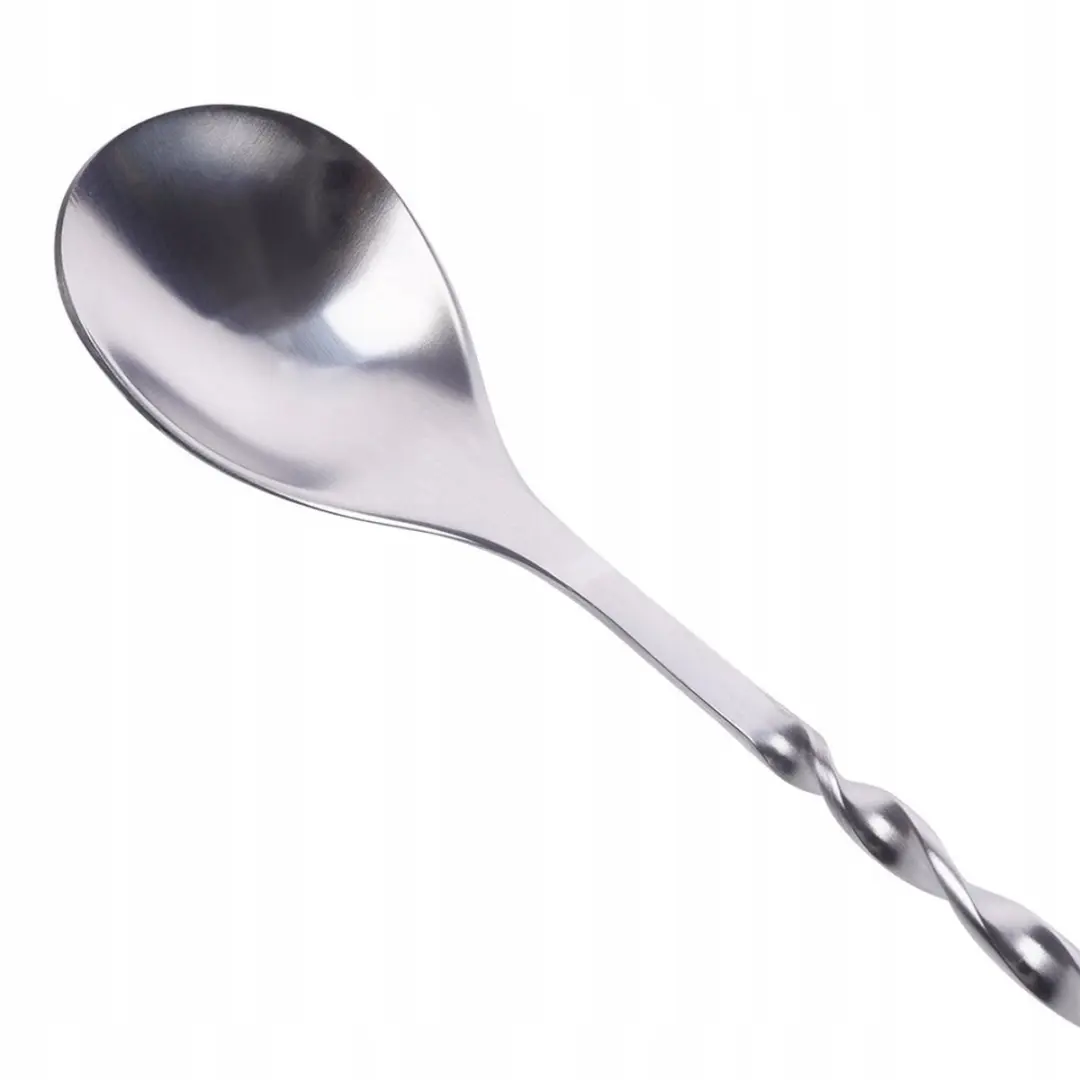 Lange Barlepel RVS - Voor Cocktails & Koffie - 28 cm