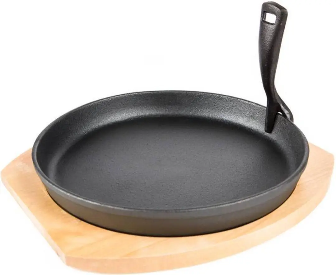 Grill Guru Ijzeren Kookplaat Houder ø23cm - Zwart