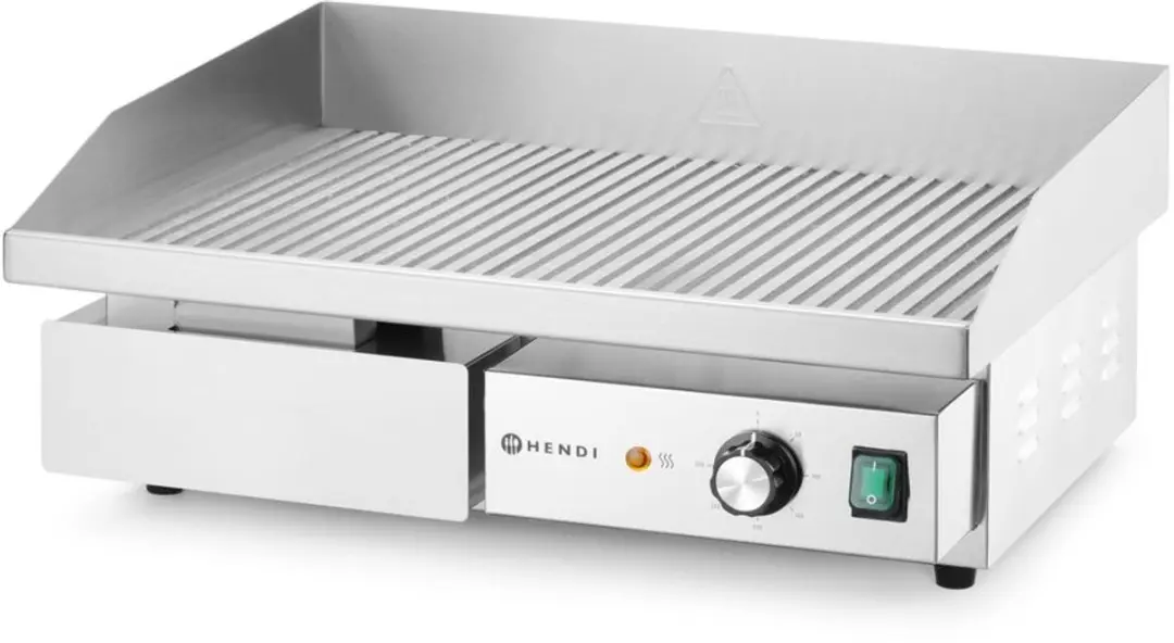 HENDI Elektrische Grillplaat 100W - 55x43cm - Zilver - afbeelding 6 van 6