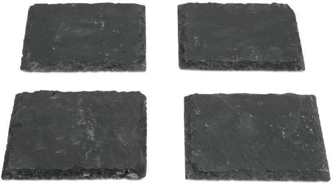 Boska Leisteen Onderzetters 10cm - 4 Stuks