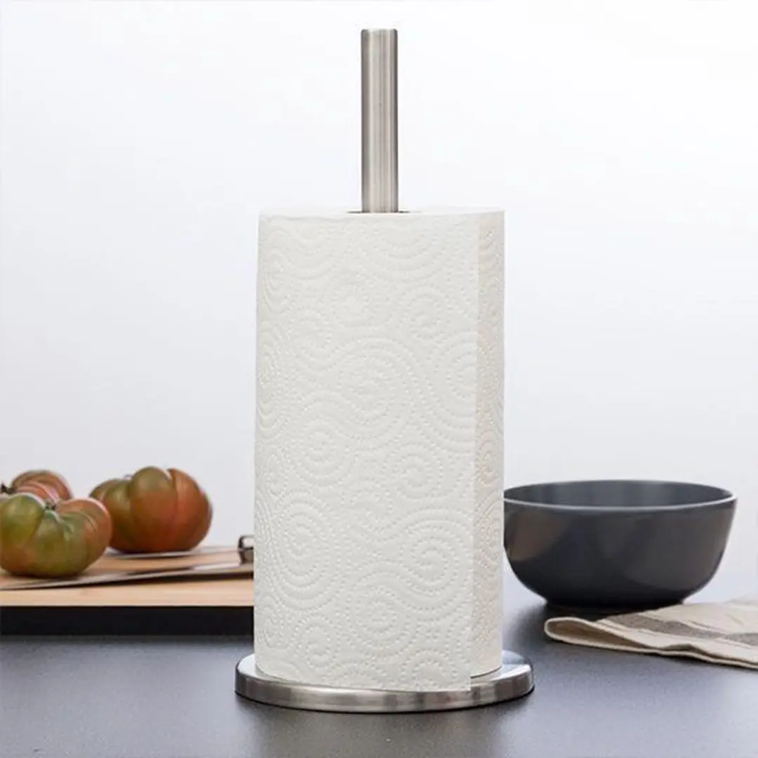 Excellent Houseware Keukenrolhouder RVS 33,5cm - Zilver