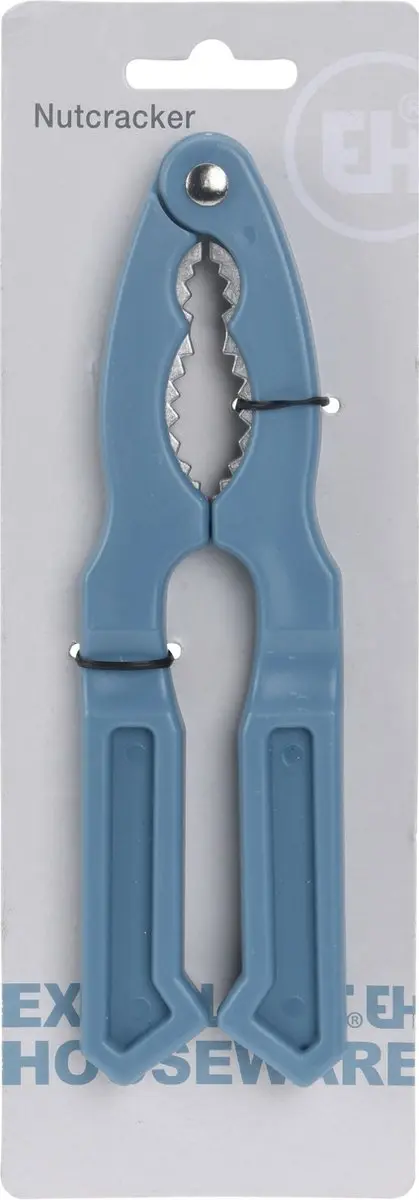 Excellent Houseware Notenkraker - Blauw - 18 cm