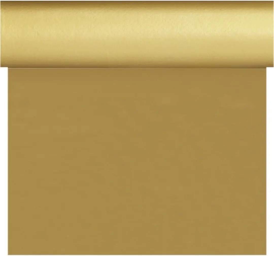 Duni Bruiloft Gouden Tafelloper/Placemats 40x480cm