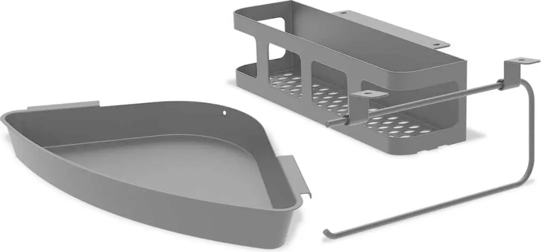 Big Green Egg Modular Table Accessoires - 3-delig - Zwart