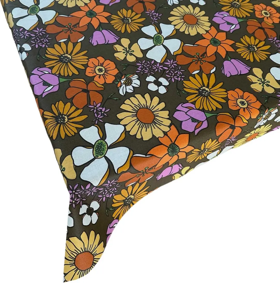 BINK Bedding Flower Power Tafelzeil 400x145cm - Acryl Gecoat Katoen