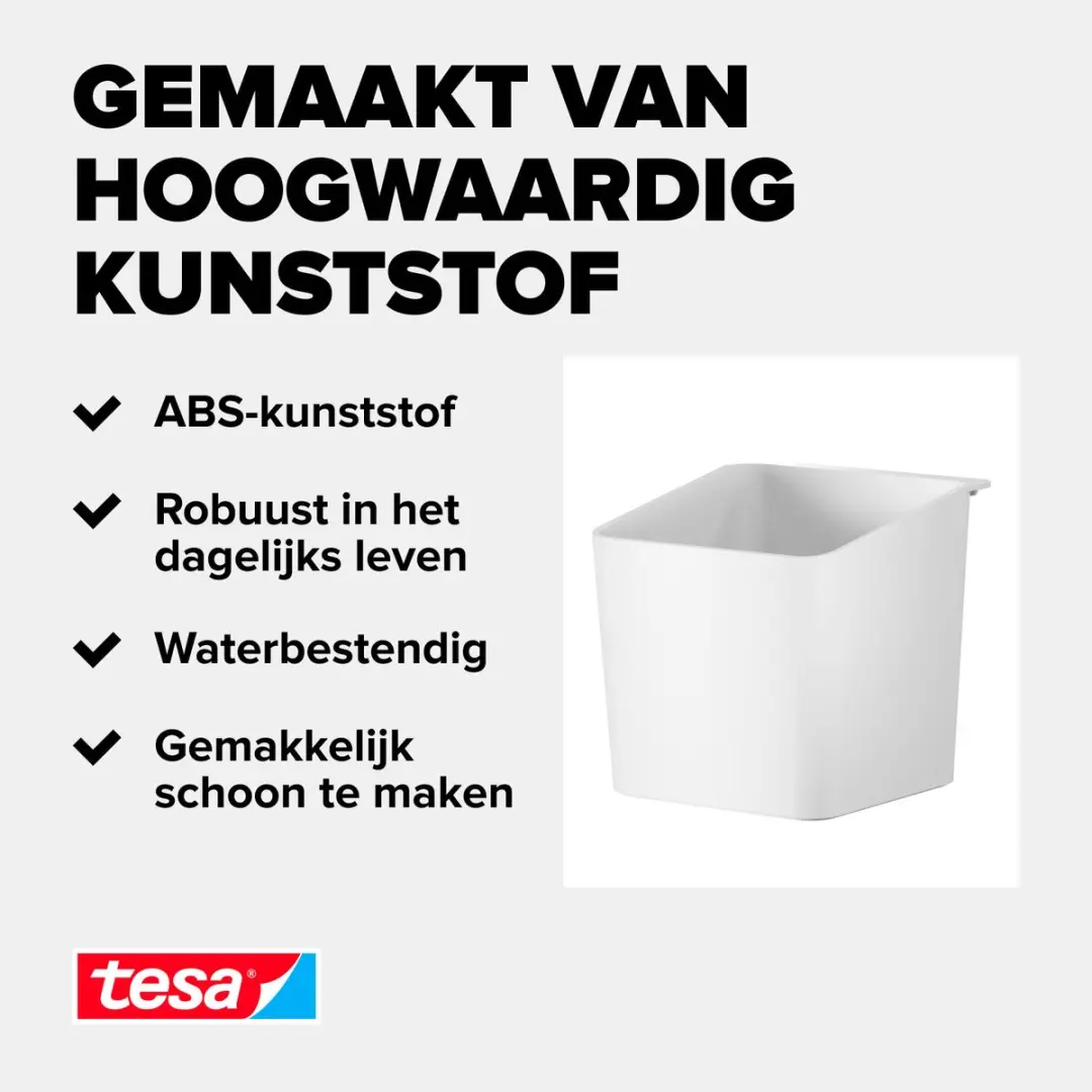 Tesa Kruidenpot Set Wit 13,5x14,5x13,5cm