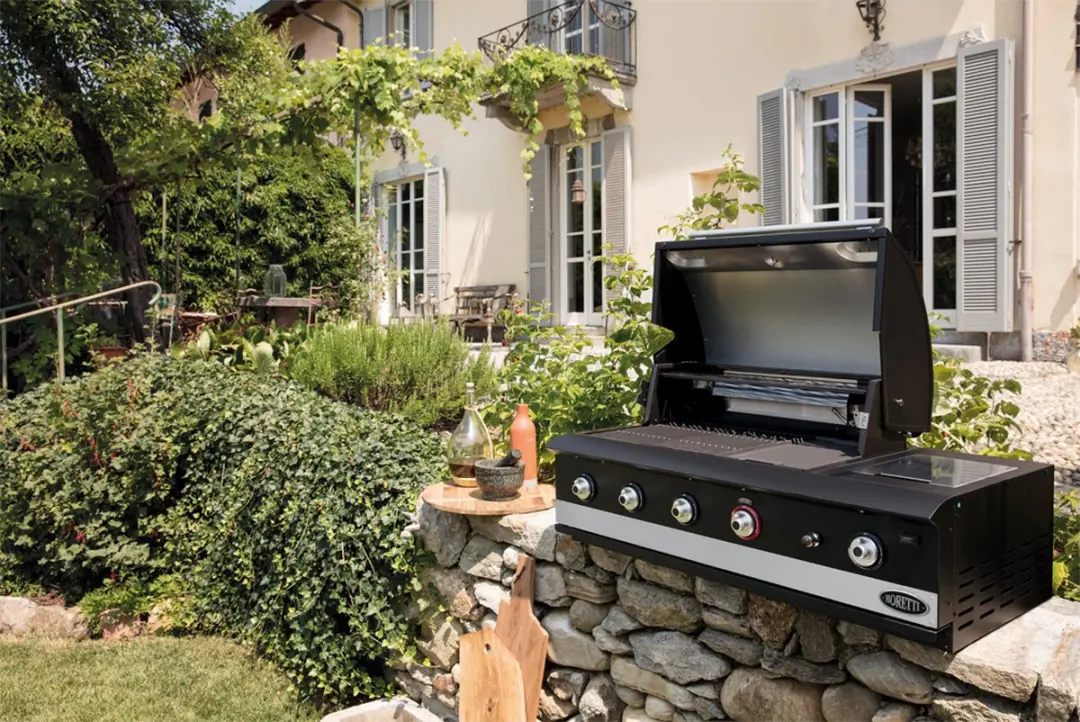Boretti Ligorio Top Ibrido Top BBQ Hoes - 68x118x59cm - Grijs