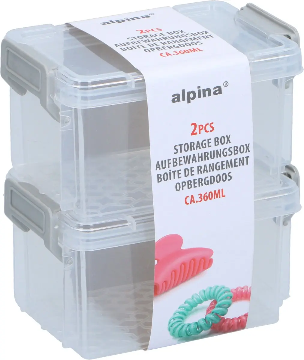 alpina Opbergdoos Set - Kunststof