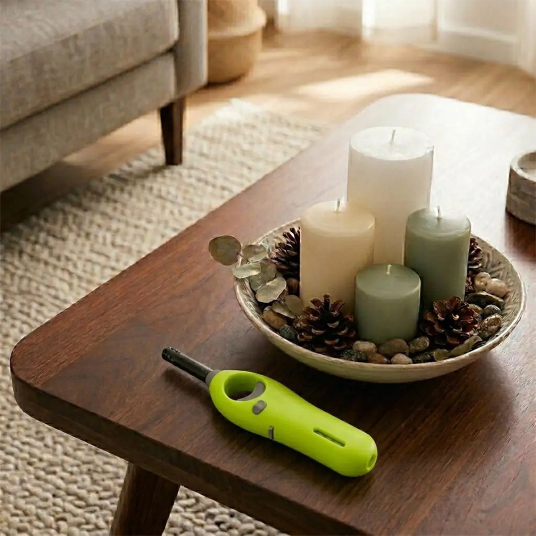Cosy&Trendy Gasaansteker 3 Stuks - Limegroen - Kinderslot