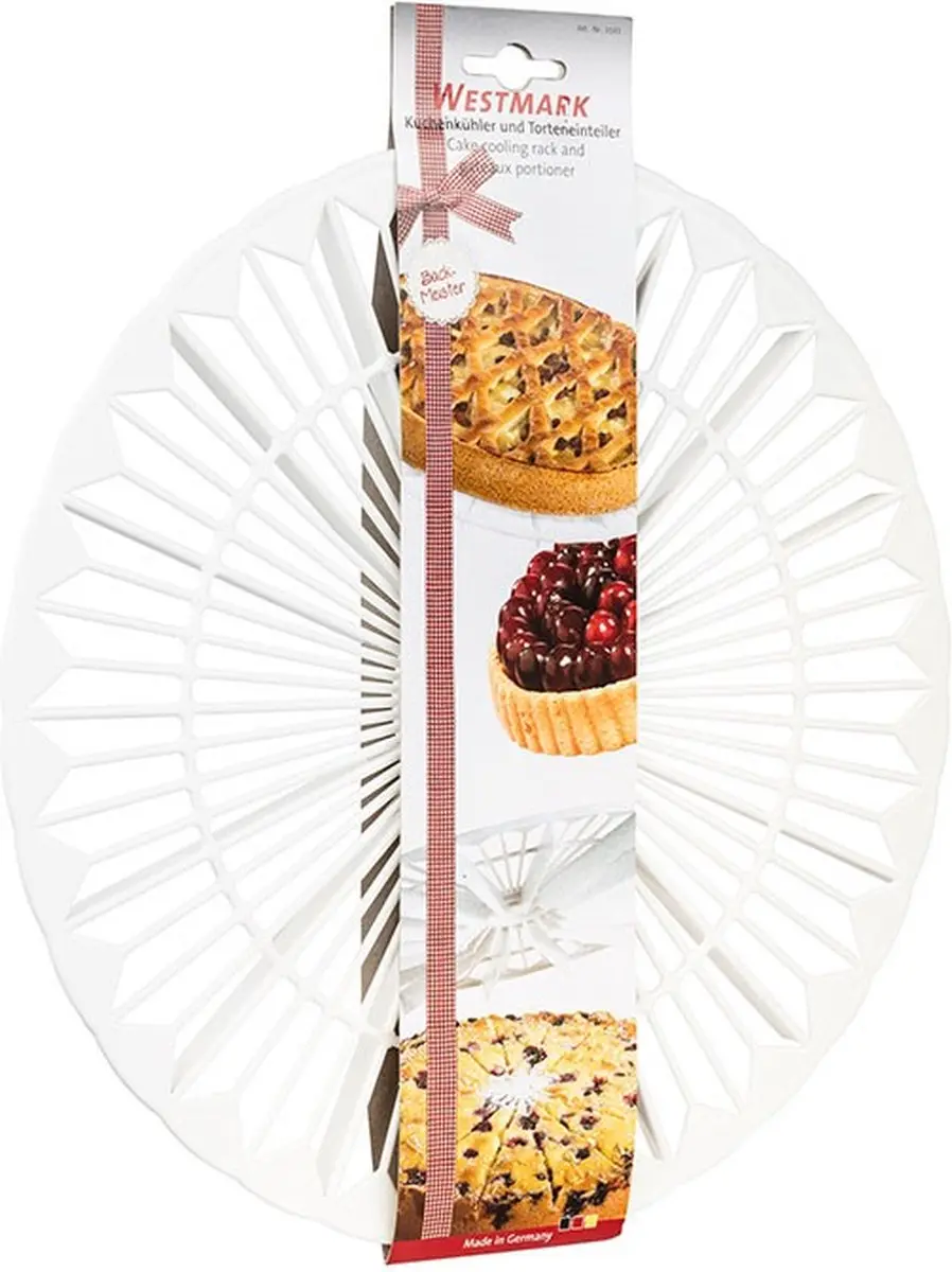 Westmark Taartrooster & Verdeler 32cm - Transparant