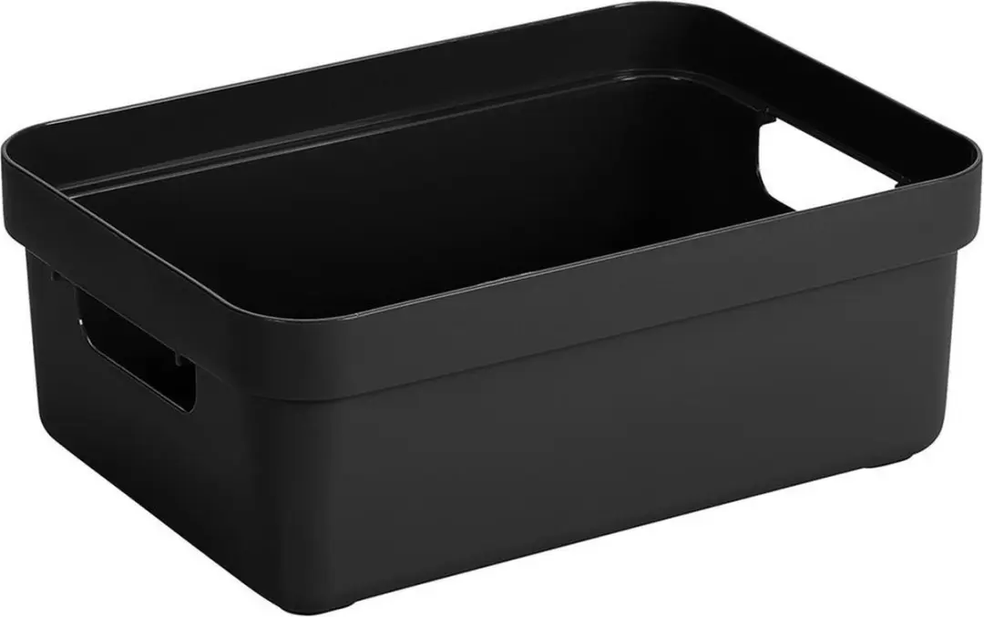 Sunware Opbergbox 9L - 10 Stuks - Zwart