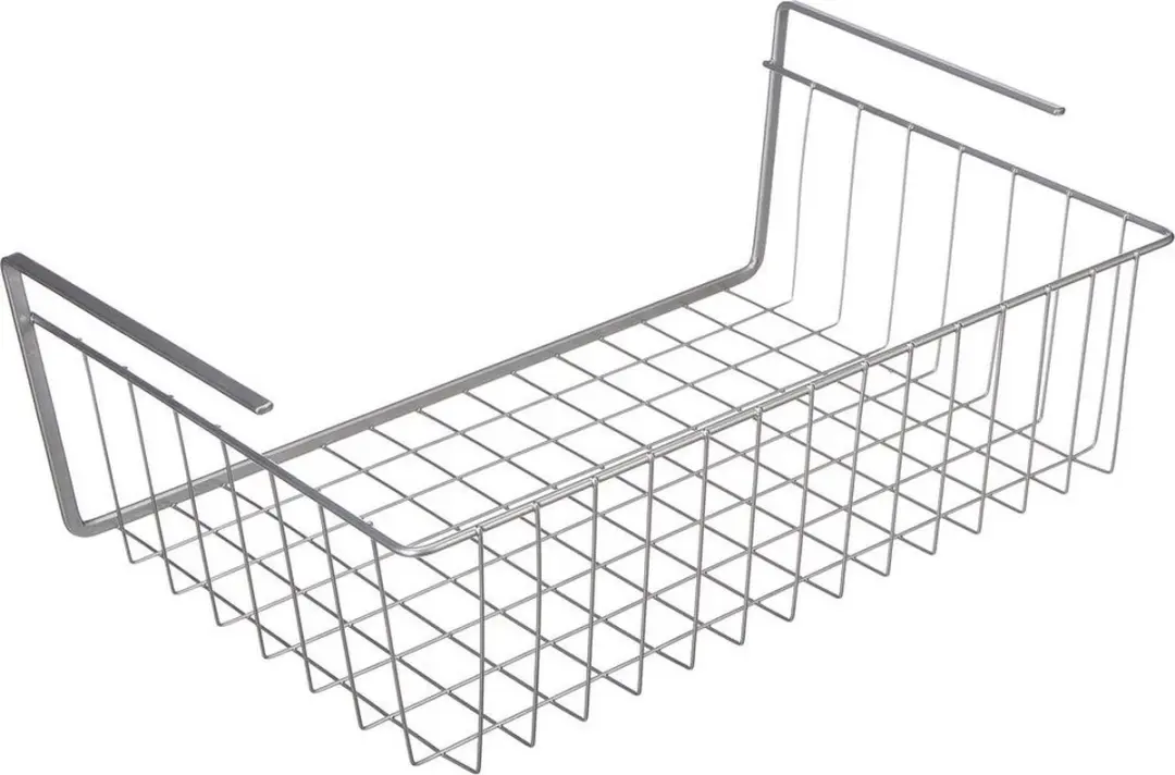 Metaltex Kanguro Opbergmand 40x26x14cm - Zilver