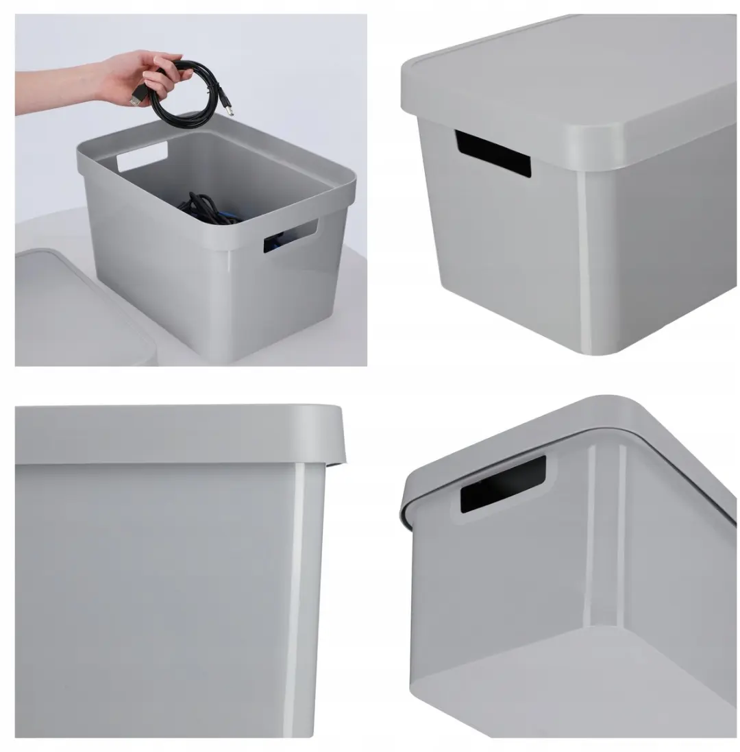 Curver Infinity Opbergbox 17L - Grijs