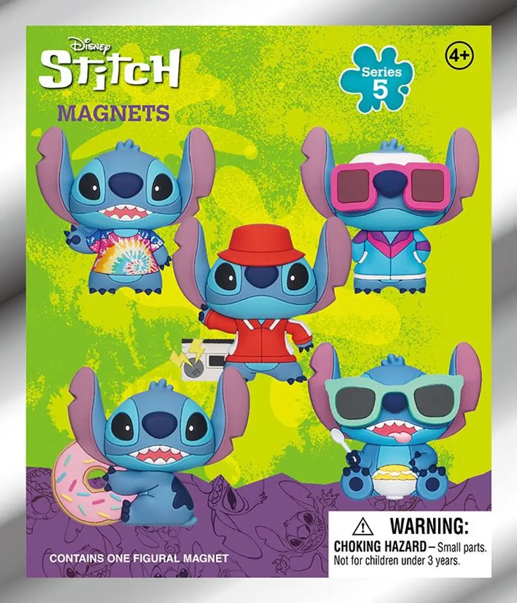 Disney Lilo & Stitch Magneet - 12 Stuks Multicolor - afbeelding 2 van 3