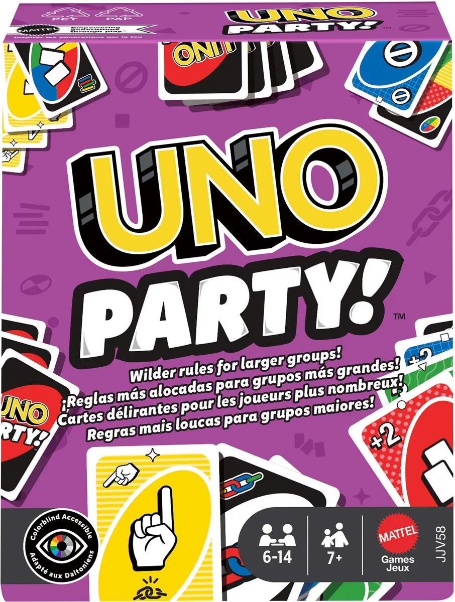 Mattel UNO Party! Kaartspel