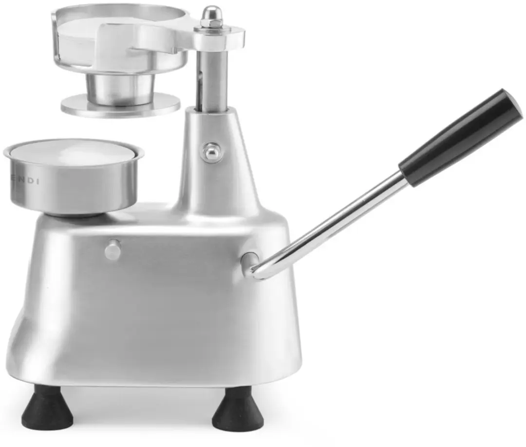 HENDI Hamburgerpers 10cm - Zilverkleurig - Horeca