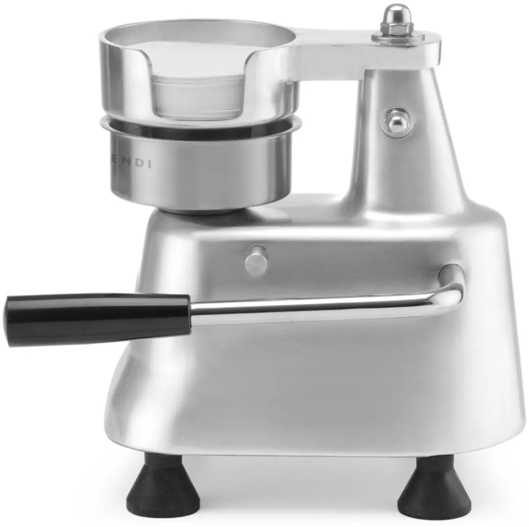 HENDI Hamburgerpers 10cm - Zilverkleurig - Horeca
