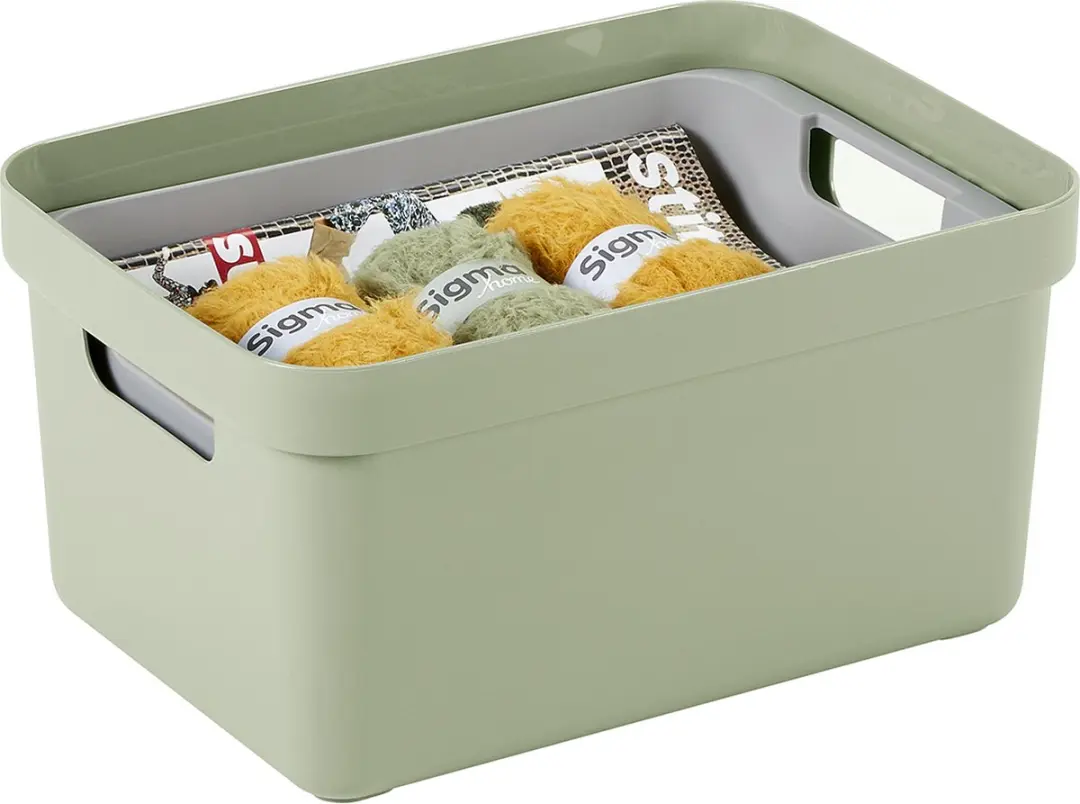Sunware Sigma Home Opbergbox 13L - 6 Stuks Groen