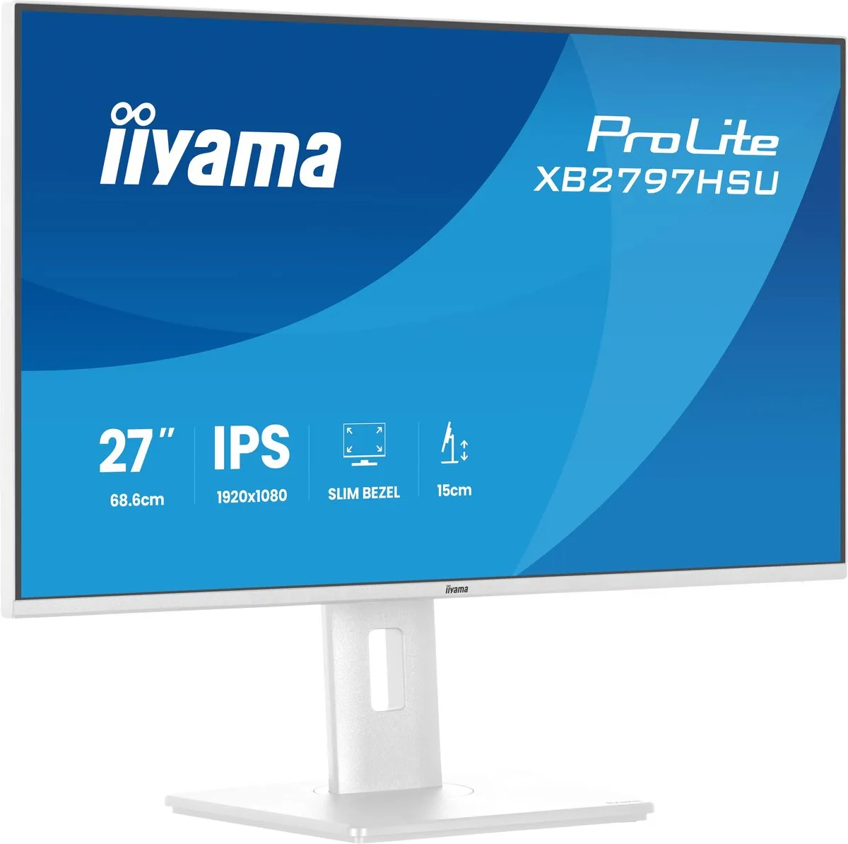 iiyama ProLite XB2797HSU-W1 Monitor 27" Full HD IPS - Wit
