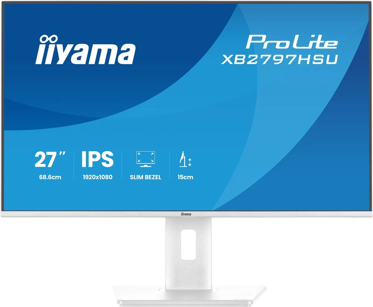 iiyama ProLite XB2797HSU-W1 Monitor 27" Full HD IPS - Wit
