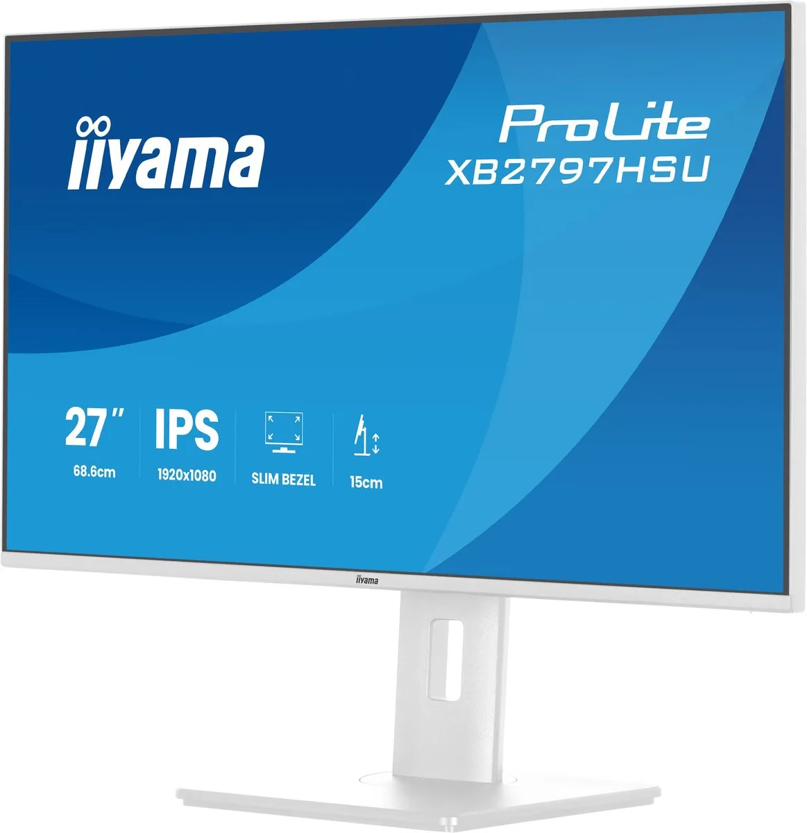iiyama ProLite XB2797HSU-W1 Monitor 27" Full HD IPS - Wit