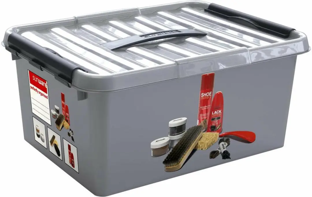 Sunware Q-2x-LINE Opbergbox 40x30x18cm - Grijs