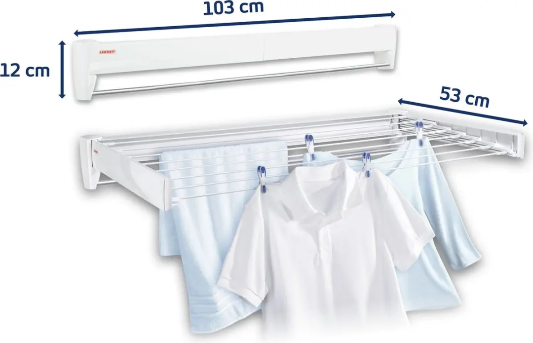 Leifheit Telegant 81 Protect Plus Wanddroogrek 8,1m
