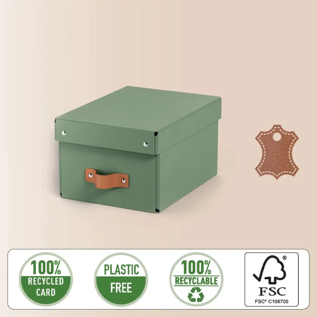 Leitz Puro Kleine Opbergdoos Groen - 7L - Set van 2 - afbeelding 6 van 6