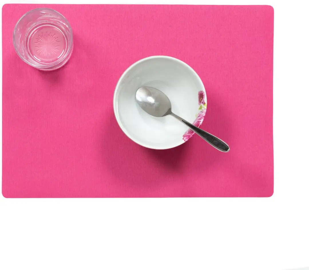 Wicotex Placemats Luxe - 10 Stuks 43x30cm Roze - Anti-slip & Teflon