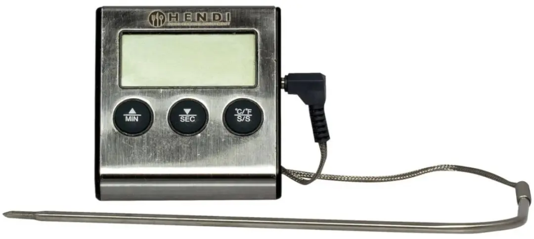 HENDI Braadthermometer met timer - Zilver - afbeelding 6 van 6