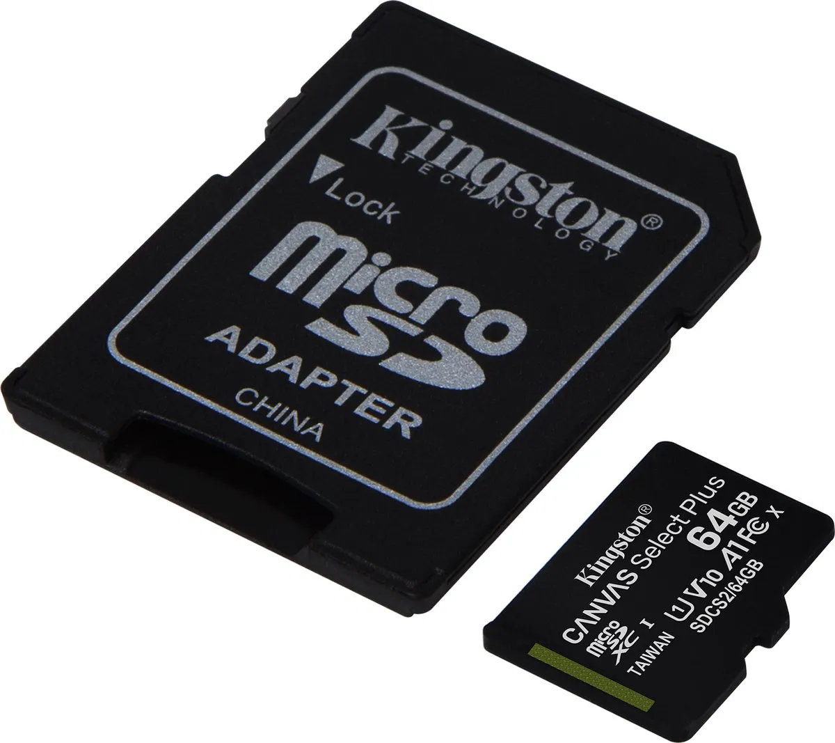 Kingston Canvas Select Plus SDCS2/64GB-2P1A SDXC Kaart 64GB