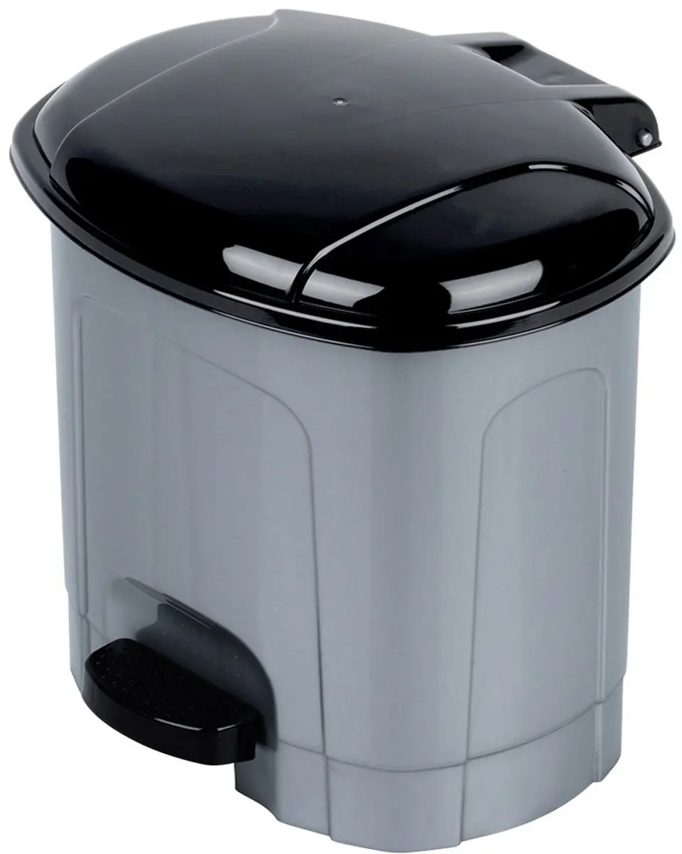 Orion Plastic Pedaalemmer 3L - Grijs/Zwart - afbeelding 6 van 6