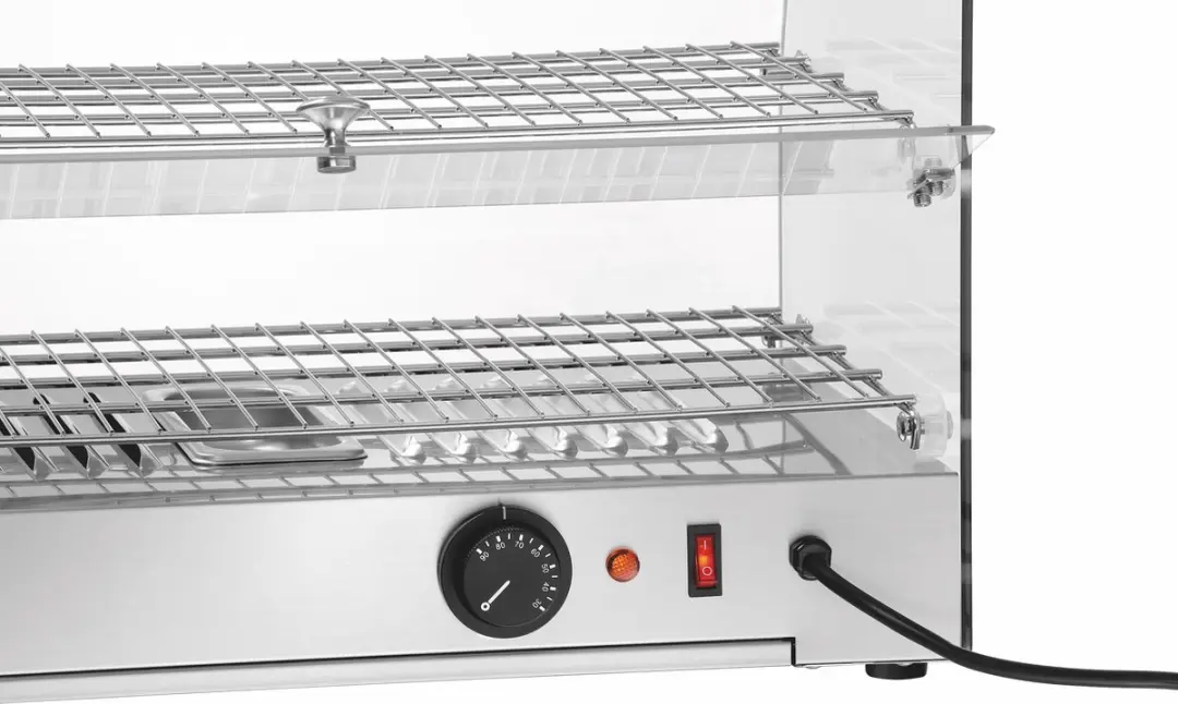 Bartscher HT305062 Warmhoudvitrine 45L - RVS/Glas - afbeelding 6 van 6