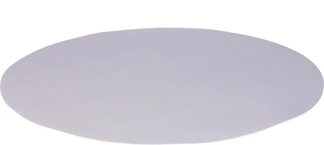 Wicotex Placemats Grijs Rond 38cm - 4 Stuks
