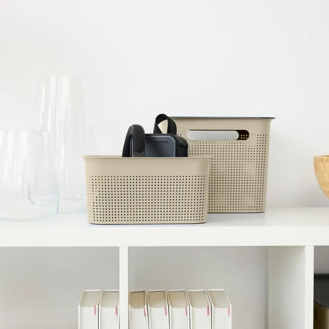 Rotho Brisen Opbergmand 26.2x18x13cm - 4.5L - Cappuccino