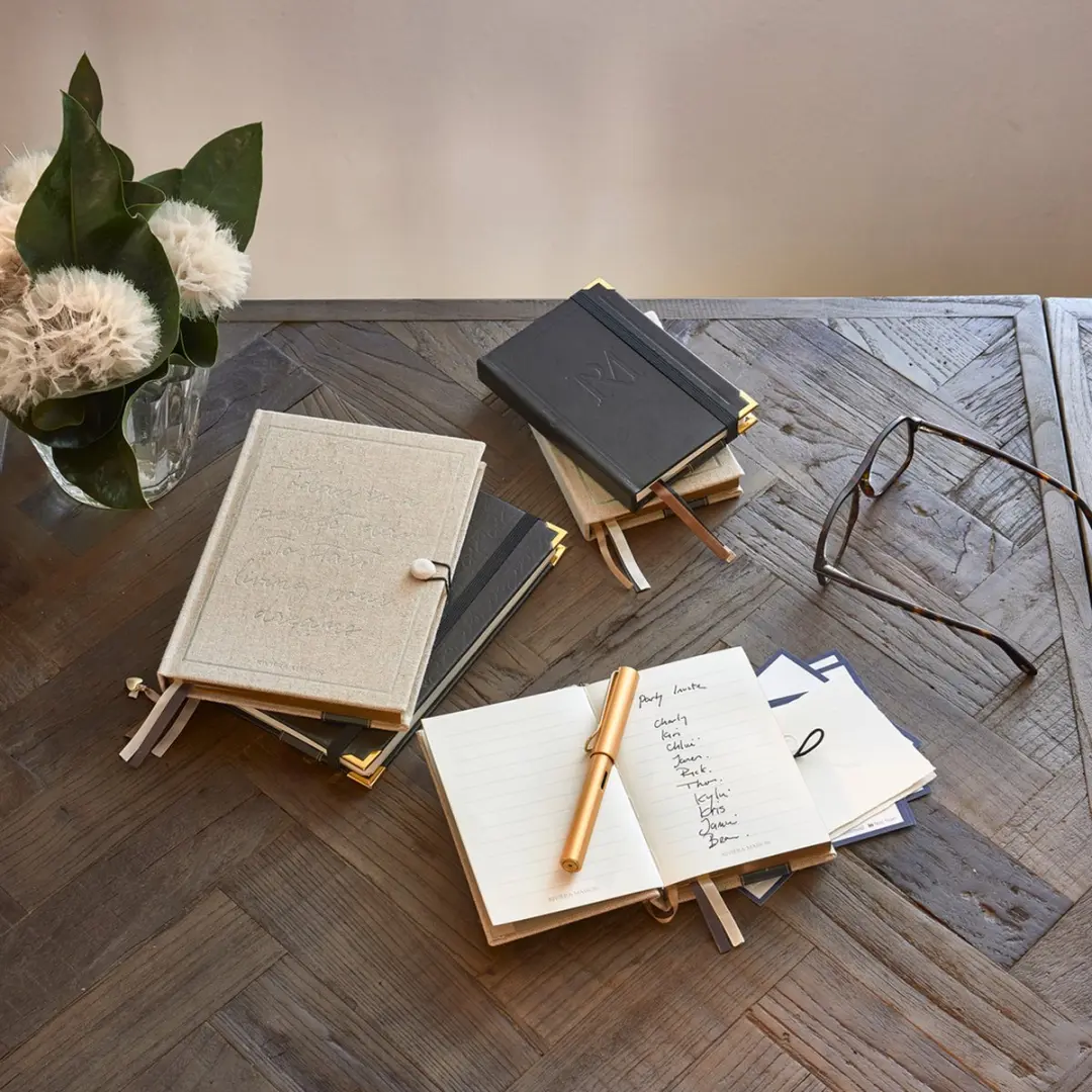 Riviera Maison Monogram Moments A5 Notebook - Zwart