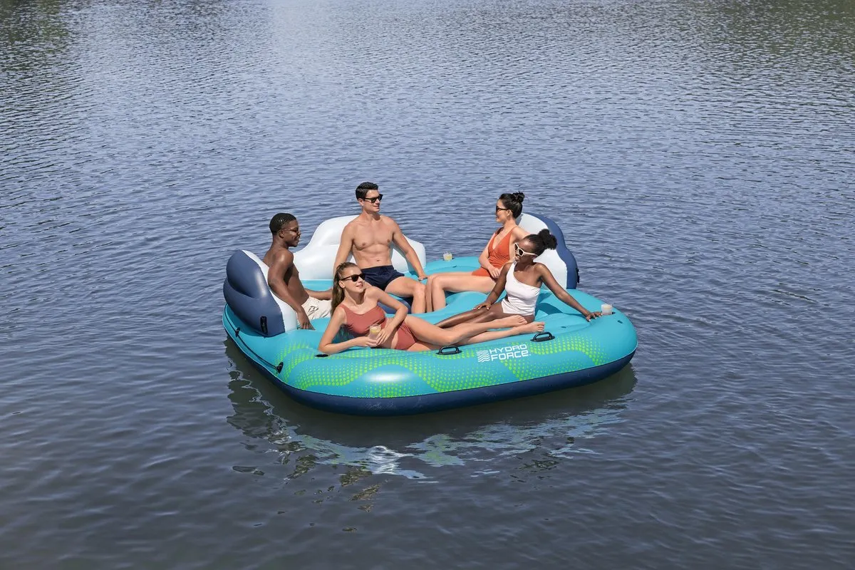 Bestway Sunny Lounge Island 9'10" x 9' - Roze