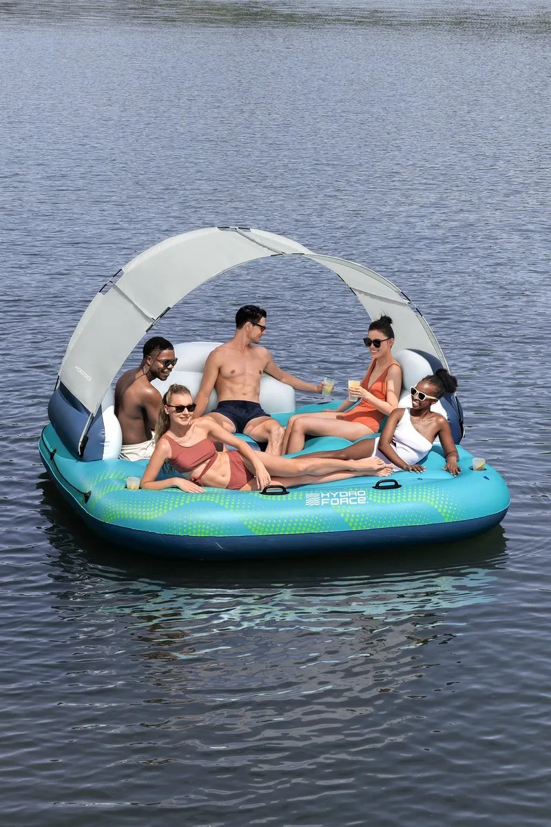 Bestway Sunny Lounge Island 9'10" x 9' - Roze