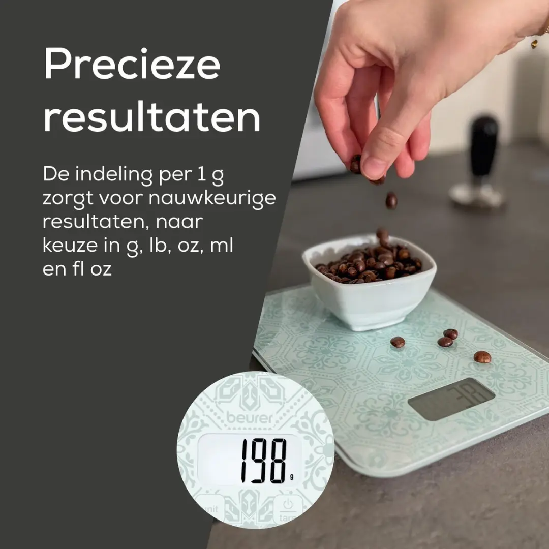 Beurer KS 19 Vintage Keukenweegschaal 5kg - Touchbediening