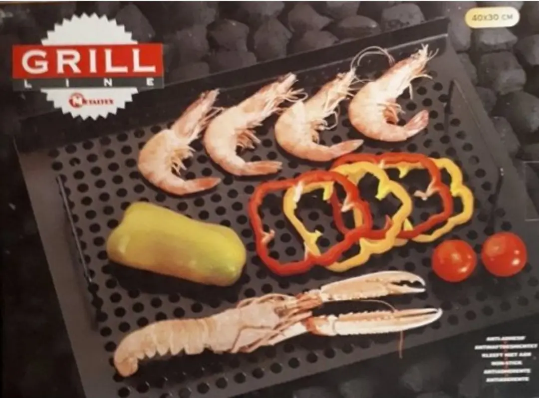 Metaltex Barbecue Antikleef Grilplaat 40x30cm