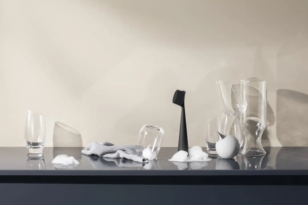 Eva Solo - Keuken Afwasborstel - Siliconen - Zwart -