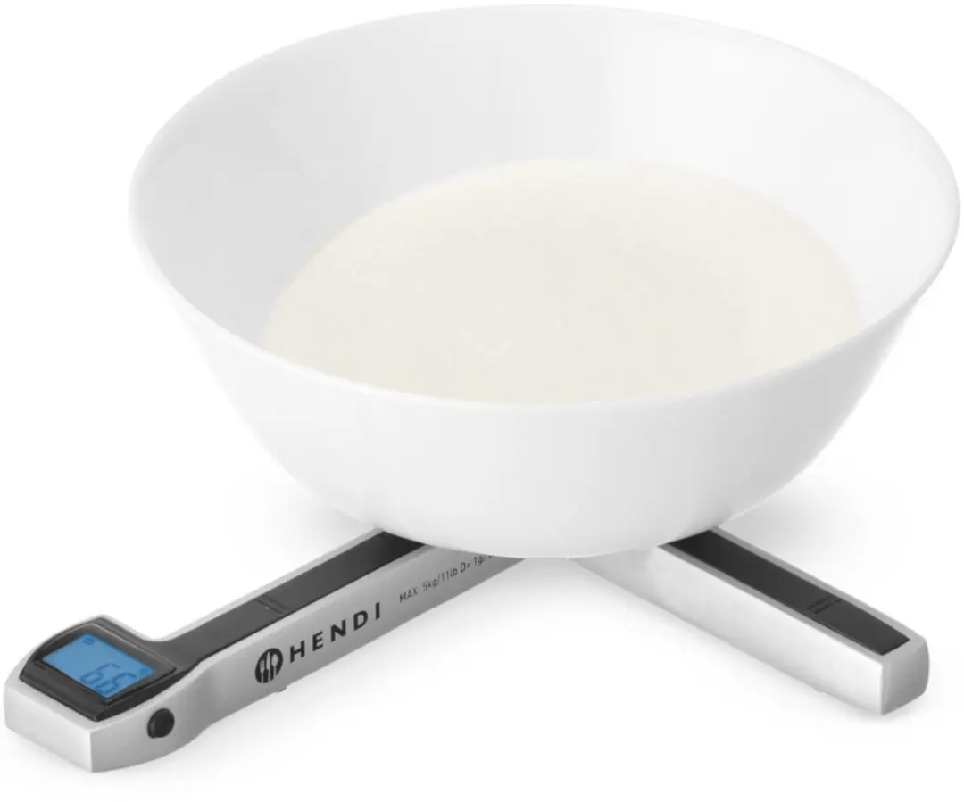 HENDI 1030861 Opvouwbare Keukenweegschaal 5 kg - RVS - afbeelding 6 van 6