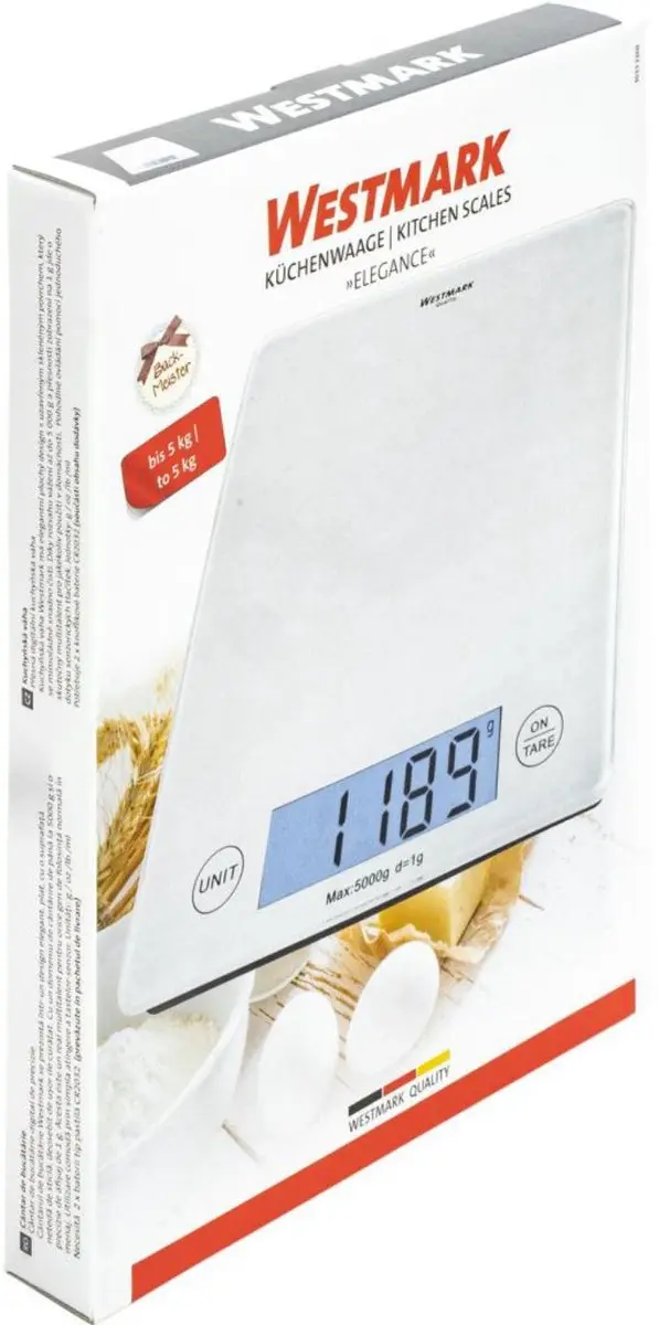 Westmark Digitale Keukenweegschaal 30332260 - 5 kg - Wit