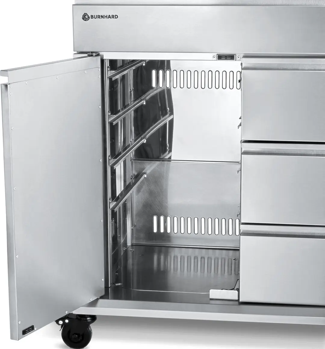 Burnhard FRED Grill Trolley - RVS - Soft-Close