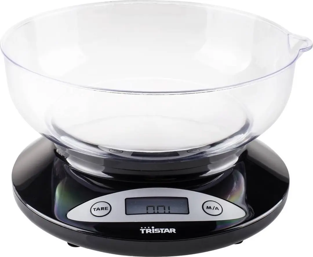 Tristar KW-2430 Digitaal Keukenweegschaal 2kg - Zwart
