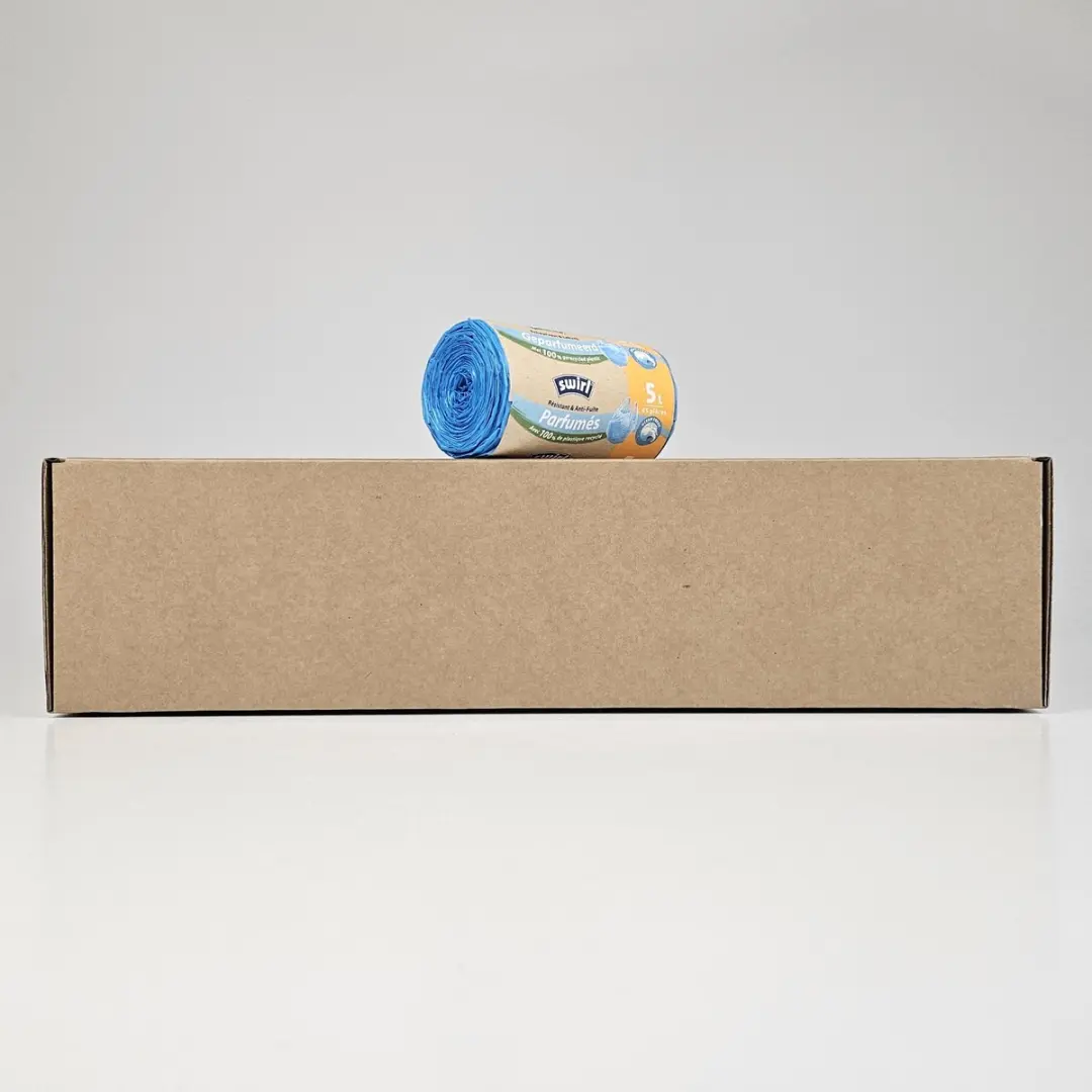Swirl Vuilniszakken 5L - 1.080 Stuks (24x45) - Blauw