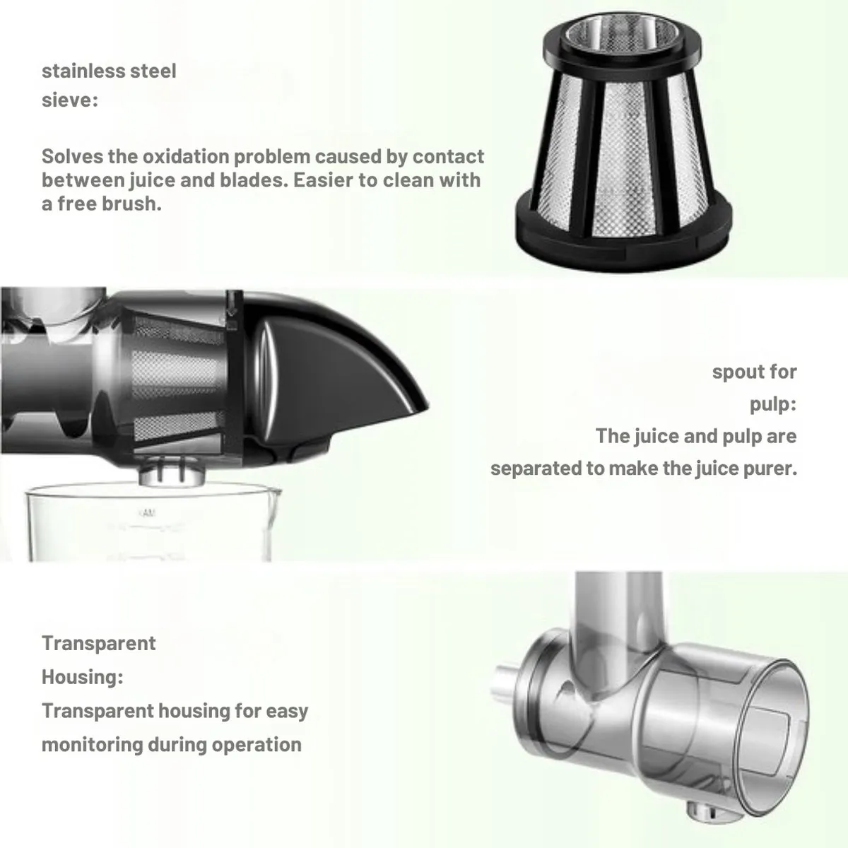 KitchenAid Slow Juicer Attachment - Sapcentrifuge Accessoireset Zwart