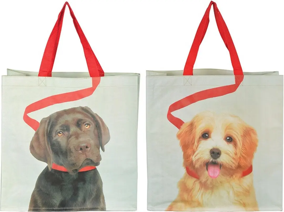 Esschert Design Boodschappentas hond (1 stuk) assorti