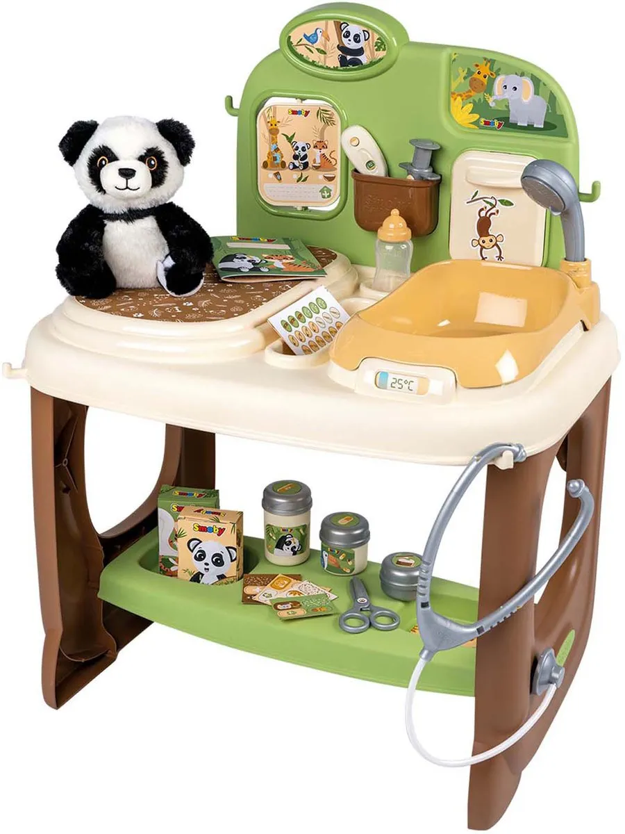 Smoby Zoo Veterinary Center Panda Knuffel - Multicolor