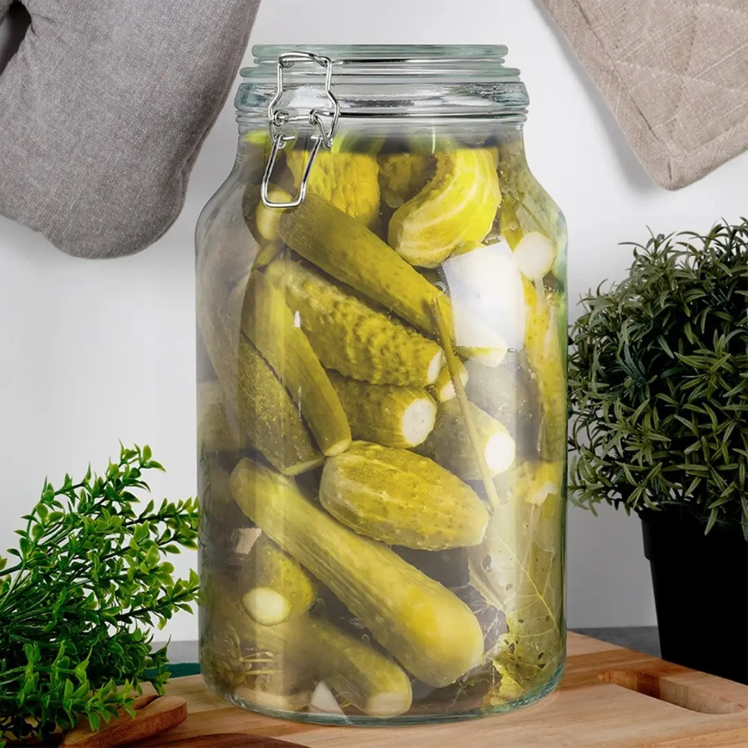 Orion Glazen Opbergpot 4,2L - Transparant
